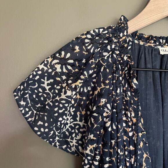 Ulla Johnson Terra Jumpsuit in Azul Size 4 Navy Blue Lightweight Cotton Tassels - Picture 5 of 16